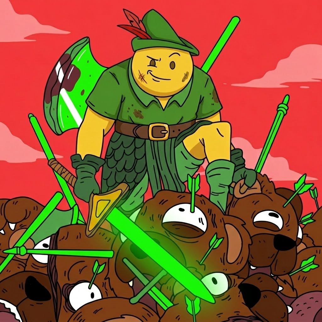 HM slaying the bears meme
